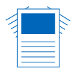 stacked, lined documents