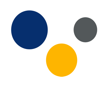 color palette with blue, grey and gold