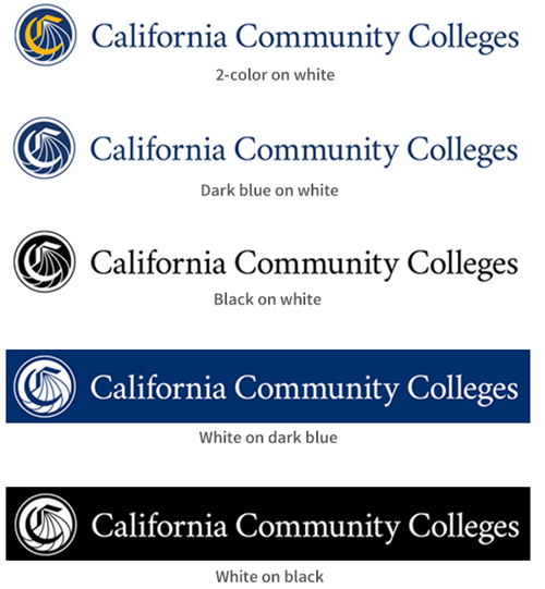 logos in different colors