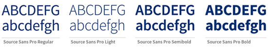 source sans pro font samples