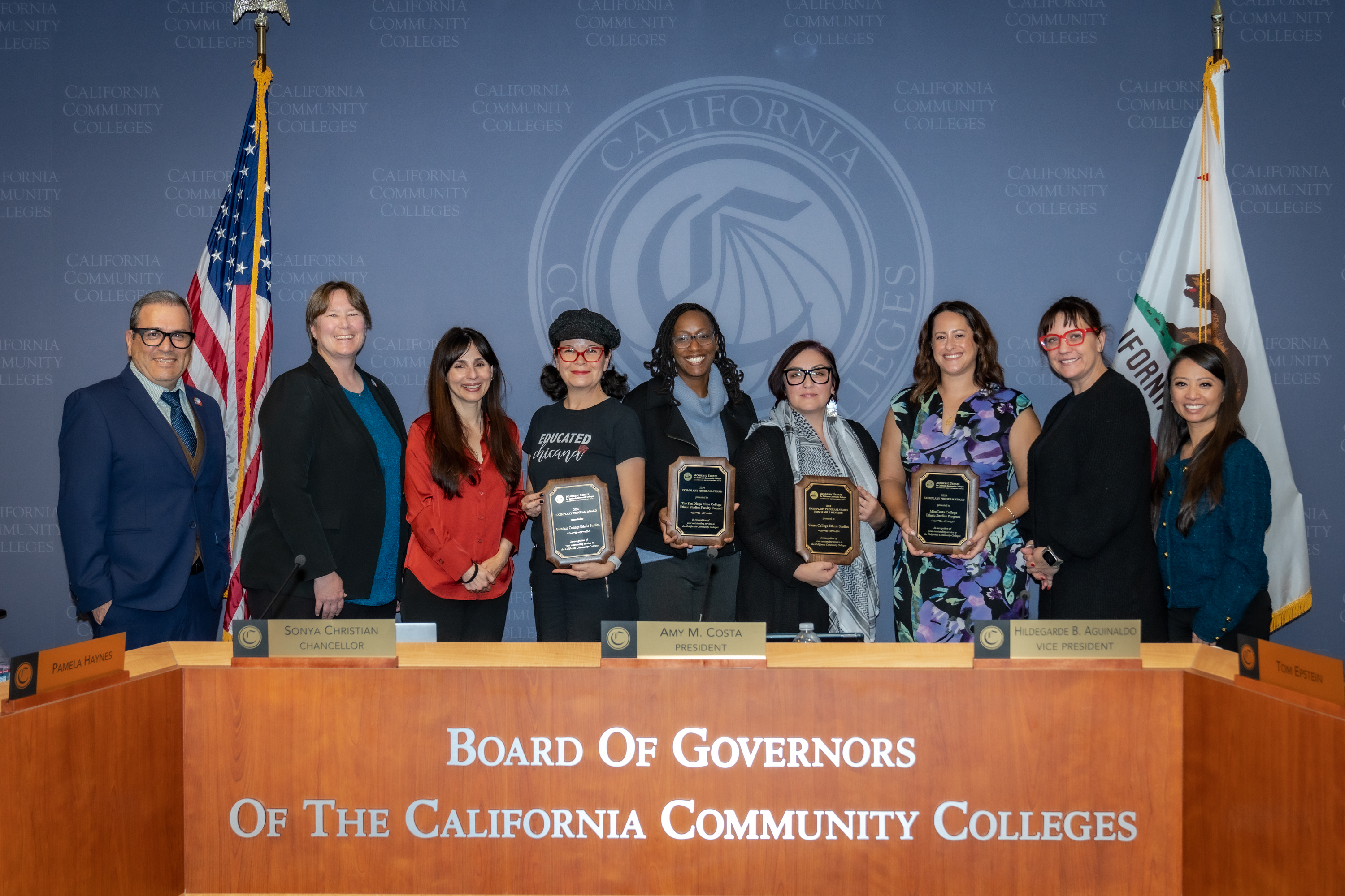 Exemplary Program Award group photo