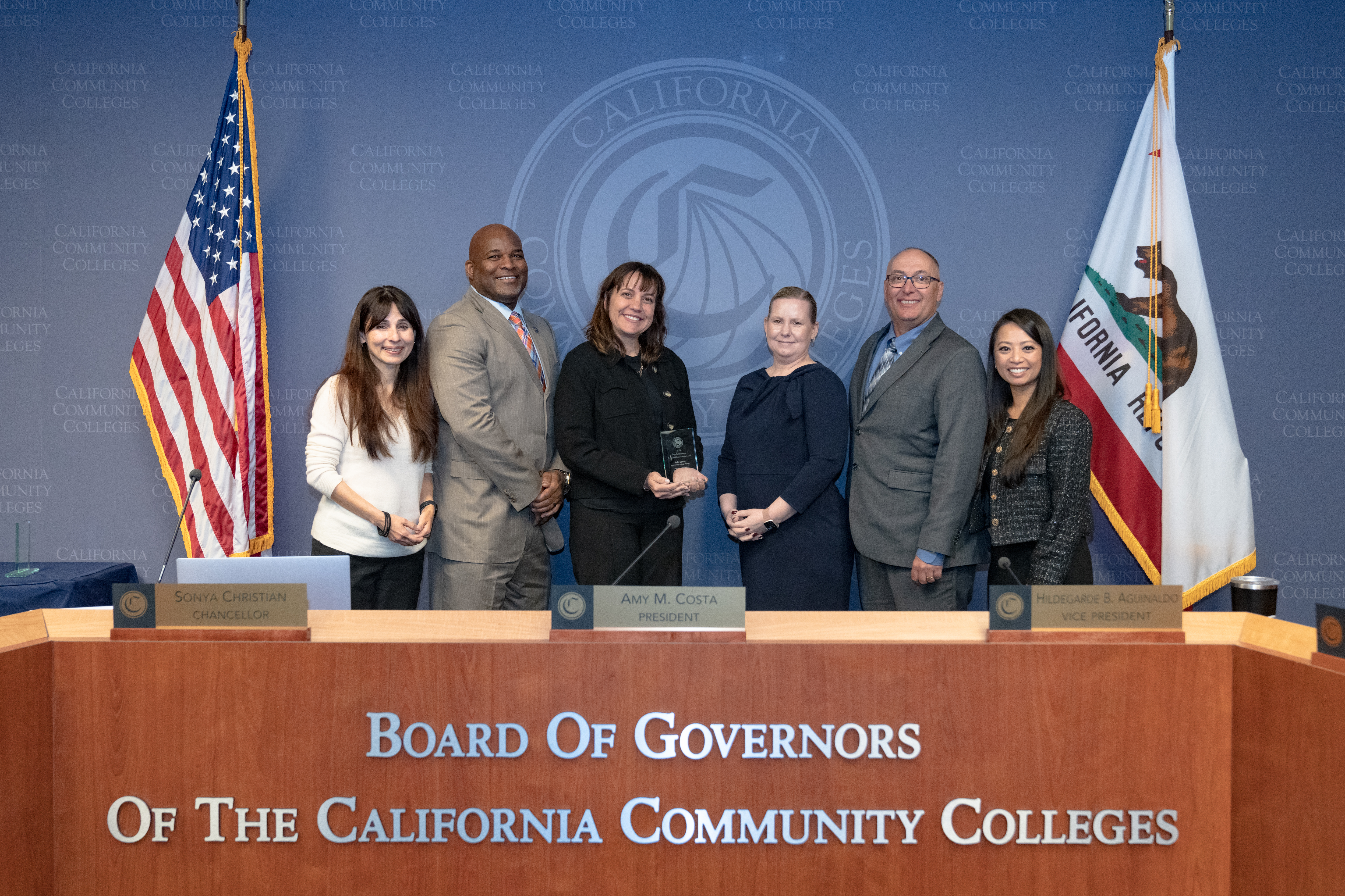 Board of Governors Group photo: Excellence in Energy and Sustainability – Innovative Project (small district)