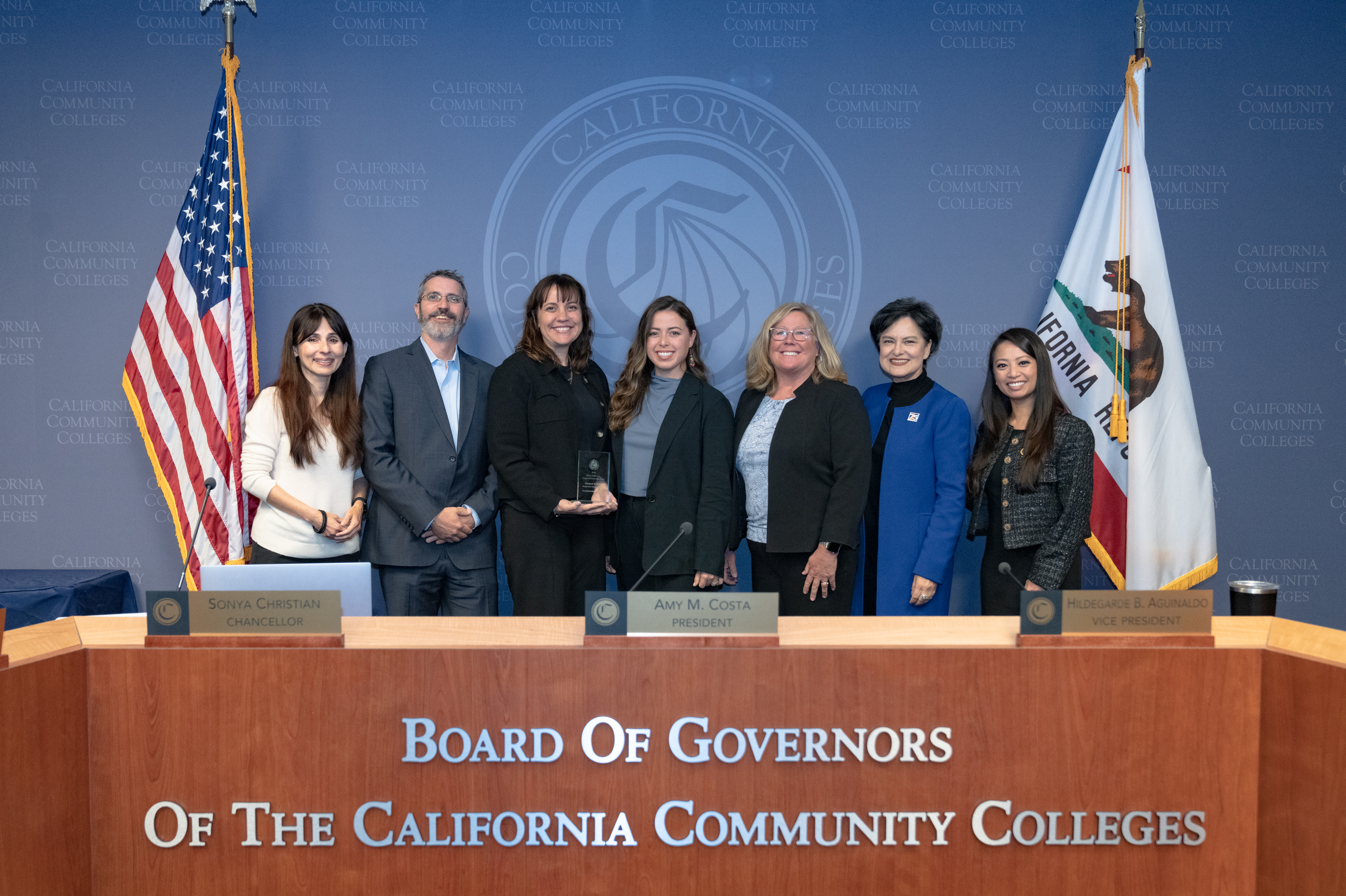 Board of Governors Group photo: Excellence in Energy and Sustainability – Faculty/Student Initiatives